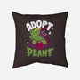 Adopt A Plant-none removable cover throw pillow-Nemons