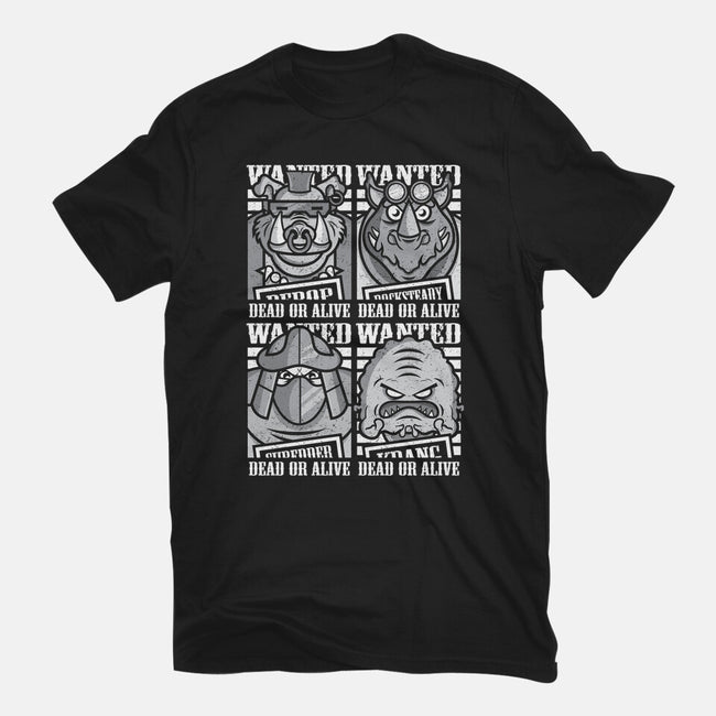 TMNT's Most Wanted-youth basic tee-jrberger