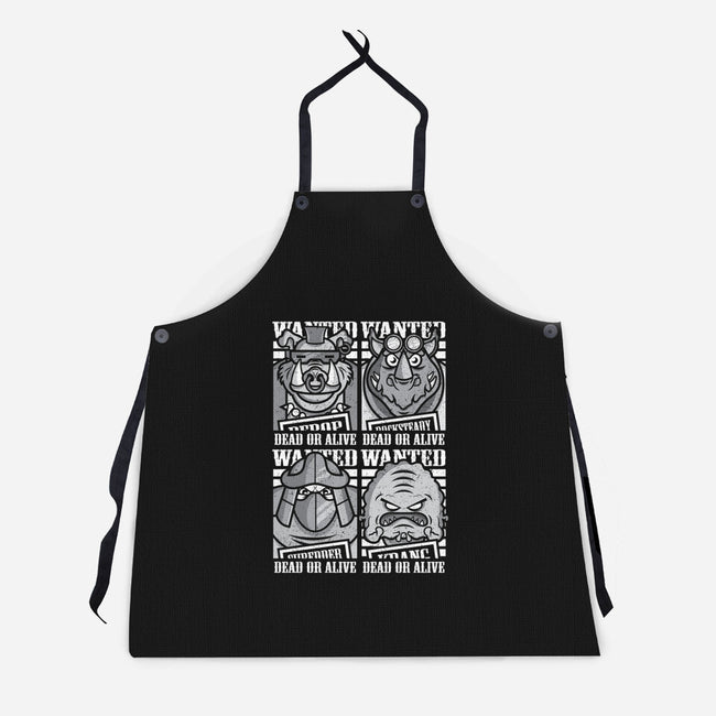 TMNT's Most Wanted-unisex kitchen apron-jrberger