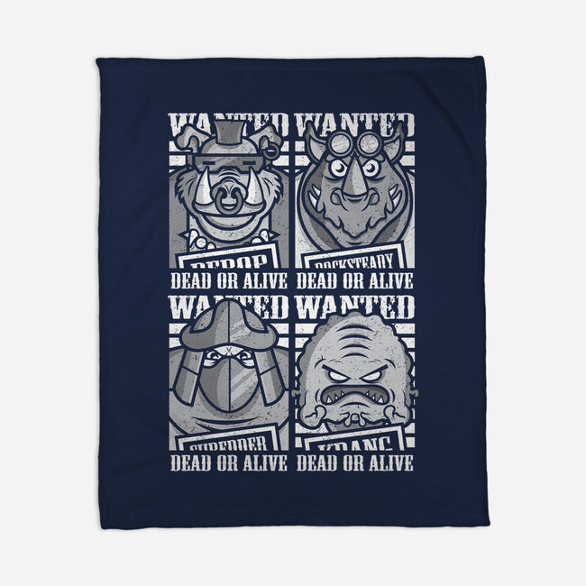 TMNT's Most Wanted-none fleece blanket-jrberger