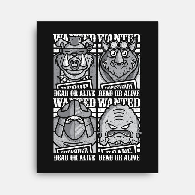 TMNT's Most Wanted-none stretched canvas-jrberger