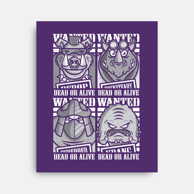 TMNT's Most Wanted-none stretched canvas-jrberger