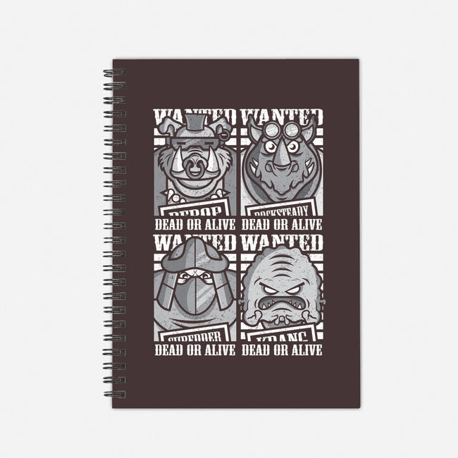 TMNT's Most Wanted-none dot grid notebook-jrberger