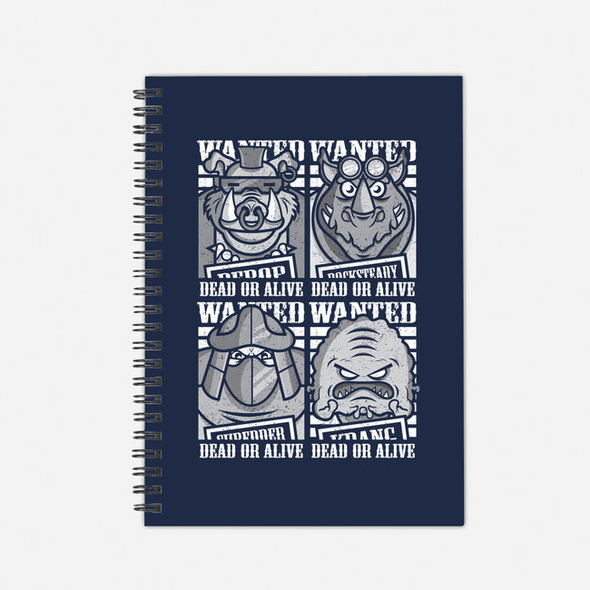 TMNT's Most Wanted-none dot grid notebook-jrberger