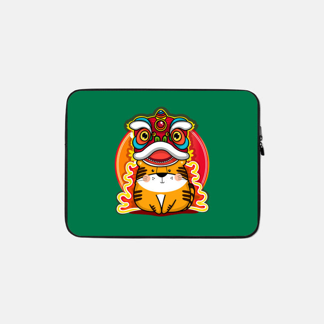 Year Of The Tiger-none zippered laptop sleeve-krisren28