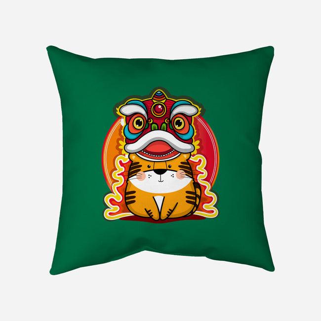 Year Of The Tiger-none removable cover throw pillow-krisren28