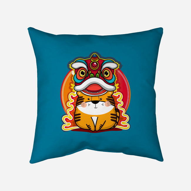 Year Of The Tiger-none removable cover throw pillow-krisren28