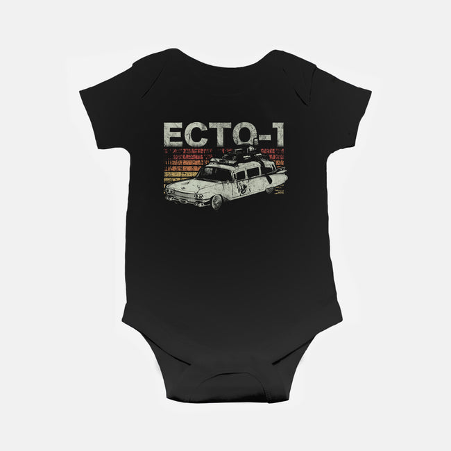 Retro Ecto-1-baby basic onesie-fanfreak1