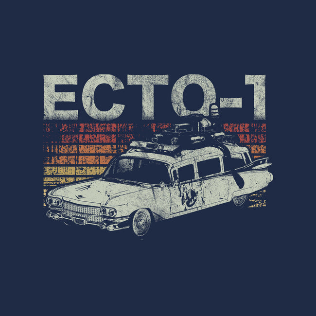 Retro Ecto-1-none polyester shower curtain-fanfreak1