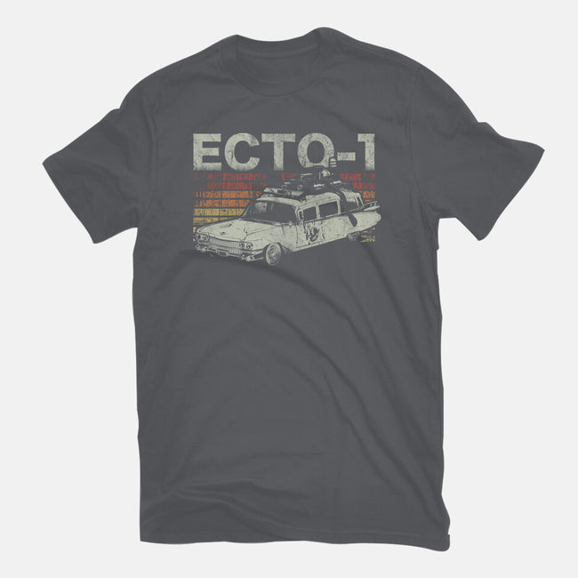 Retro Ecto-1-womens fitted tee-fanfreak1