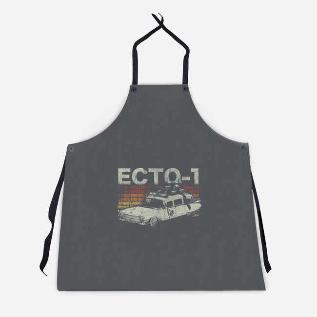 Retro Ecto-1-unisex kitchen apron-fanfreak1