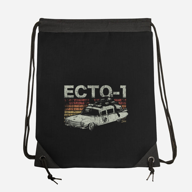 Retro Ecto-1-none drawstring bag-fanfreak1