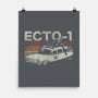 Retro Ecto-1-none matte poster-fanfreak1