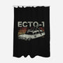 Retro Ecto-1-none polyester shower curtain-fanfreak1