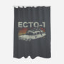 Retro Ecto-1-none polyester shower curtain-fanfreak1