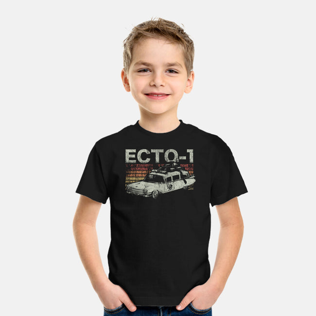 Retro Ecto-1-youth basic tee-fanfreak1