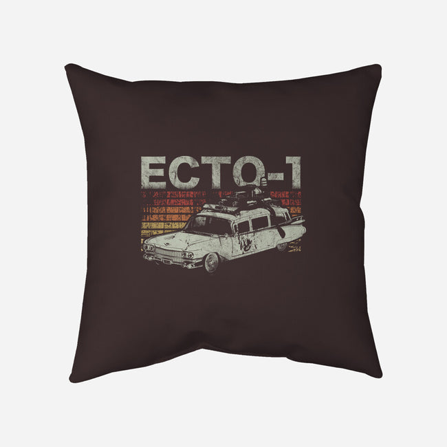Retro Ecto-1-none removable cover w insert throw pillow-fanfreak1