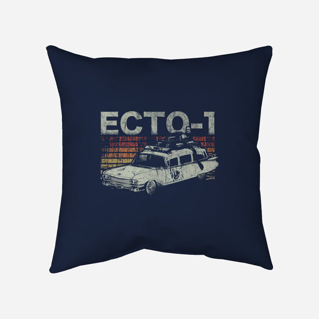 Retro Ecto-1-none removable cover w insert throw pillow-fanfreak1
