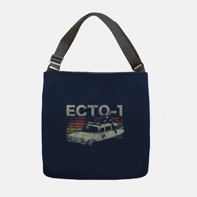 Retro Ecto-1-none adjustable tote-fanfreak1