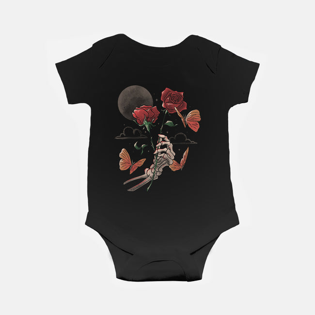 Love And Thorns-baby basic onesie-eduely