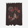 Love And Thorns-none polyester shower curtain-eduely