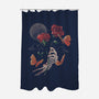 Love And Thorns-none polyester shower curtain-eduely