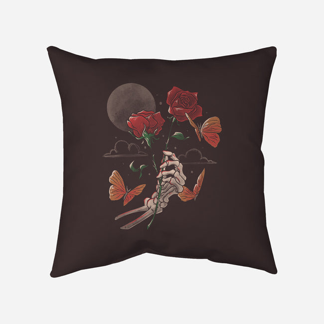 Love And Thorns-none removable cover w insert throw pillow-eduely