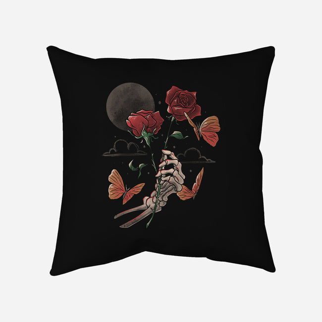 Love And Thorns-none removable cover throw pillow-eduely