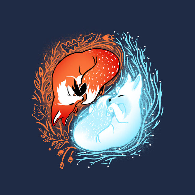 Autumn And Winter Fox-womens basic tee-IKILO