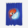 Autumn And Winter Fox-none polyester shower curtain-IKILO
