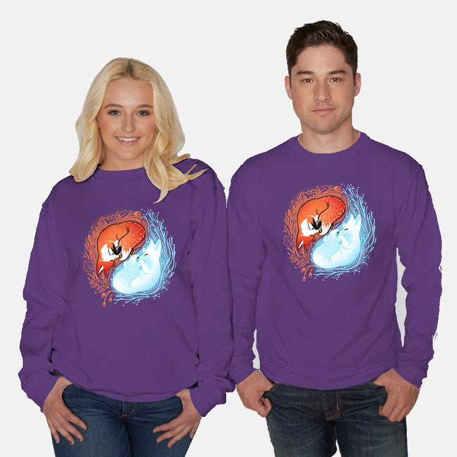 Autumn And Winter Fox-unisex crew neck sweatshirt-IKILO