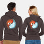 Autumn And Winter Fox-unisex zip-up sweatshirt-IKILO