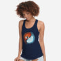 Autumn And Winter Fox-womens racerback tank-IKILO