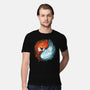 Autumn And Winter Fox-mens premium tee-IKILO