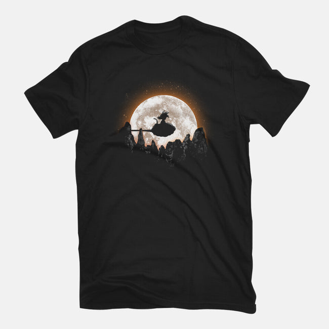 Moonlight Clouds-womens basic tee-fanfreak1