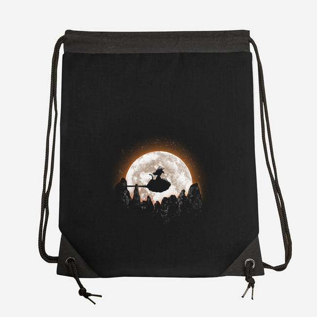 Moonlight Clouds-none drawstring bag-fanfreak1