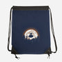 Moonlight Clouds-none drawstring bag-fanfreak1