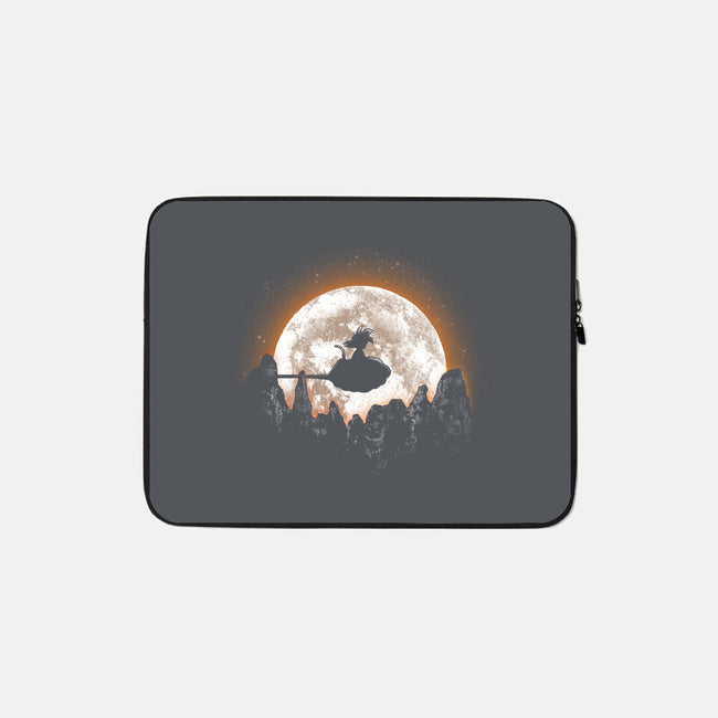 Moonlight Clouds-none zippered laptop sleeve-fanfreak1