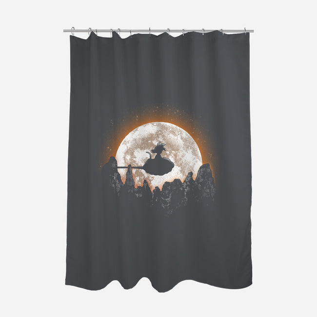 Moonlight Clouds-none polyester shower curtain-fanfreak1