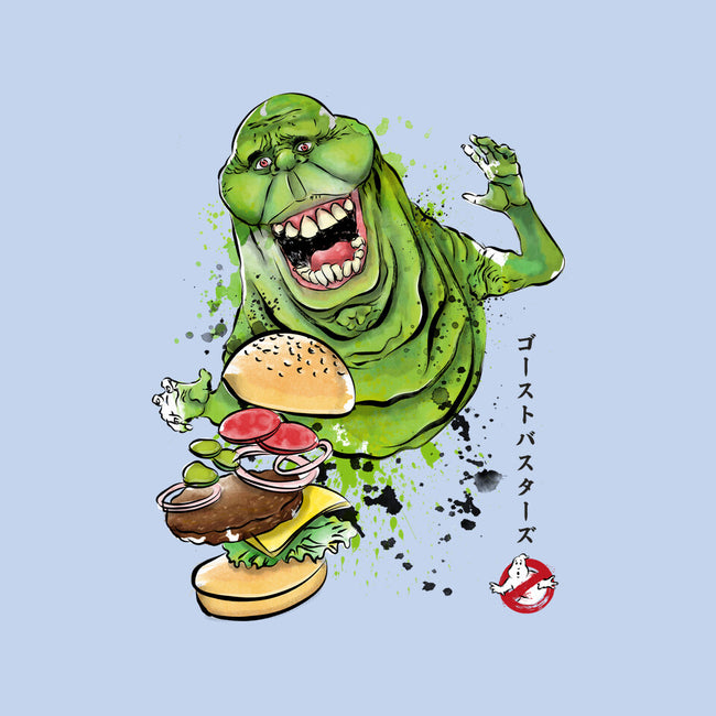 Slimer Sumi-E-none stretched canvas-DrMonekers
