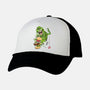 Slimer Sumi-E-unisex trucker hat-DrMonekers