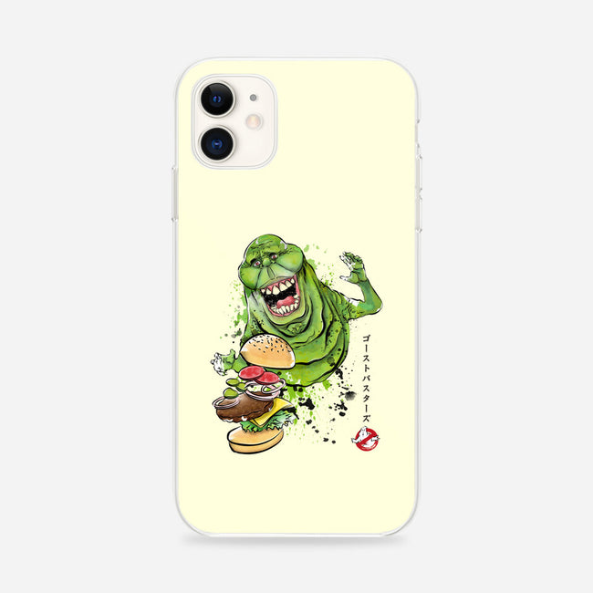 Slimer Sumi-E-iphone snap phone case-DrMonekers