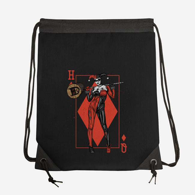 The Queen Of Gotham-none drawstring bag-Six Eyed Monster