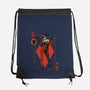 The Queen Of Gotham-none drawstring bag-Six Eyed Monster