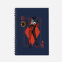 The Queen Of Gotham-none dot grid notebook-Six Eyed Monster