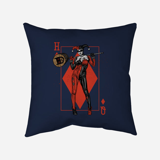 The Queen Of Gotham-none removable cover w insert throw pillow-Six Eyed Monster