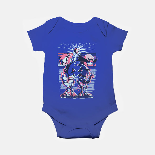 Race For The Future-baby basic onesie-Gazo1a