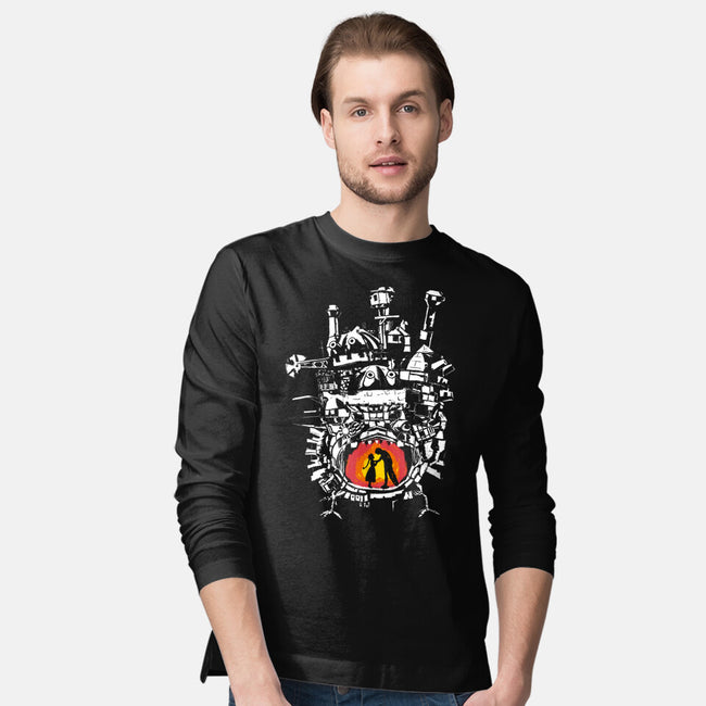 Howl's Castle-mens long sleeved tee-RamenBoy