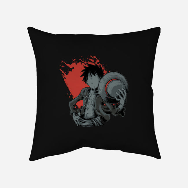 Dark Luffy-none removable cover throw pillow-xMorfina