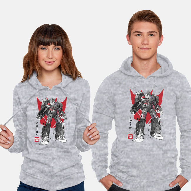 Destruction Sumi-E-unisex pullover sweatshirt-DrMonekers